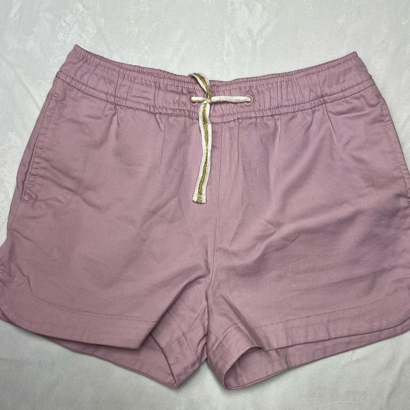 J Crew Crewcuts Girls Cotton Blend Shorts Size 12 Purple Stretch Pull On Basic - Picture 1 of 7